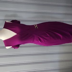 Cashe' Raspberry Wine Colored Dress